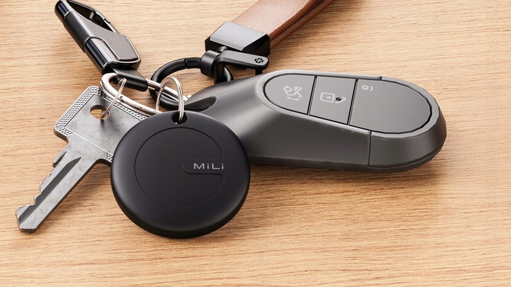 Lokalizator GPS 3x MiTag MiLi do iOS + 3x Etui Brelok do plecaka kluczy psa