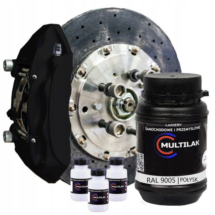 Lakier do zacisków hamulcowych RAL 9005 połysk