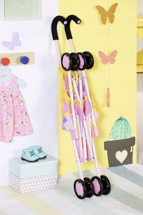 BABY born Wózek Spacerówka dla lalek z TORBĄ siatką składana 828663