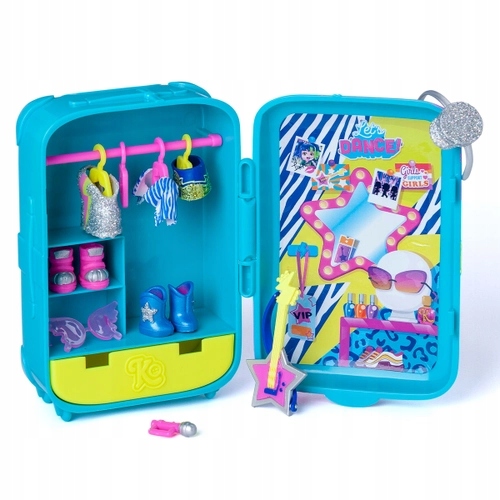 Kookyloos Lalka Suzie Q Akcesoria Walizka Zwierzątko Figurka 2 Stoje