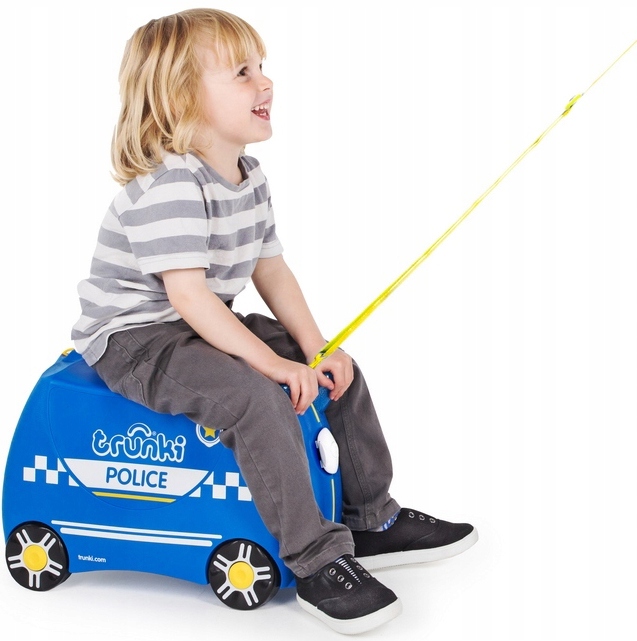 WALIZKA TRUNKI JEŻDŻĄCA WALIZECZKA RADIOWÓZ POLICE