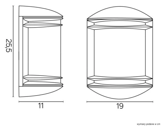 Lampa natynkowa ścienna Telma 6355 Suma