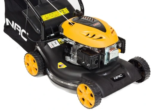 Kosiarka SPALINOWA NAC 41 cm 1,3 kW BEZ NAPĘDU Kosz 40 litrów LEKKA 2w1