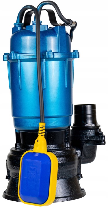 POMPA DO WODY BRUDNEJ Z ROZDRABNIACZEM DO SZAMBA CZYSTEJ PŁYWAK + 4 ZŁĄCZA