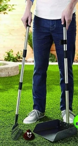 KUPOZBIERACZ ZBIERACZ NA ODCHODY ŁOPATKA DO KUPY SZUFLA ZMIOTKA SZUFELKA