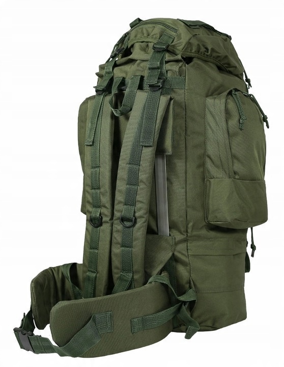 Plecak turystyczny wojskowy taktyczny Mil-Tec Ranger 75 l olive z pokrowcem