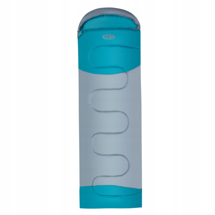 Trwały śpiwór turystyczny na camping biwak pod namiot z kompresją Nils