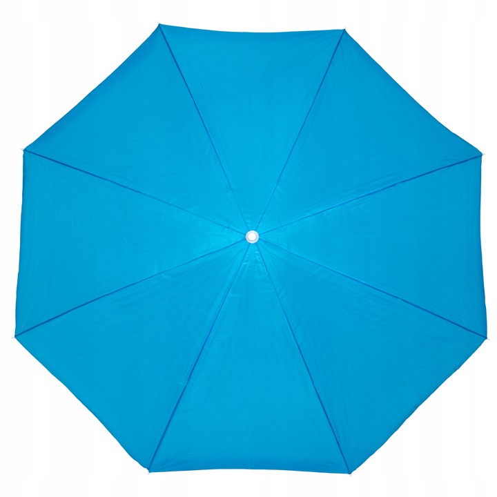 PARASOL PLAŻOWY SKŁADANY BALKONOWY OGRODOWY ŁAMANY STABILNY NIEBIESKI 200cm