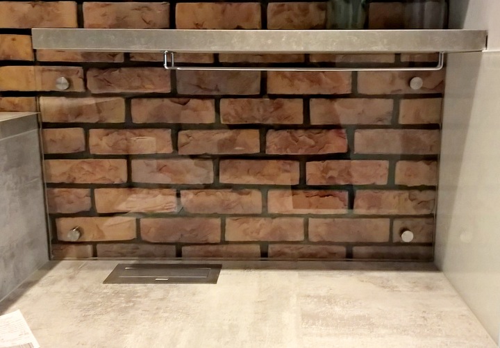 Panel szklany hartowany 50x60 przeźroczysty Fi6