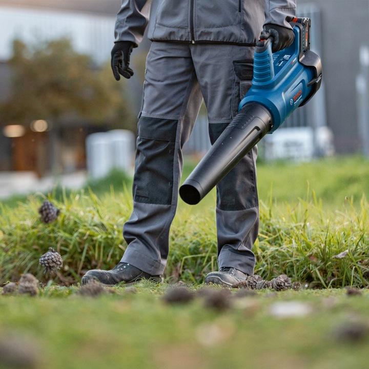 DMUCHAWA DO LIŚCI Bosch AKUMULATOROWA GBL 18V-750 MOCNA BiTurbo !