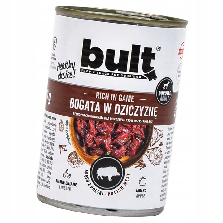 DOLINA NOTECI RAFI + BULT PREMIUM mokra karma PUSZKI DLA PSA MIX 8x400G