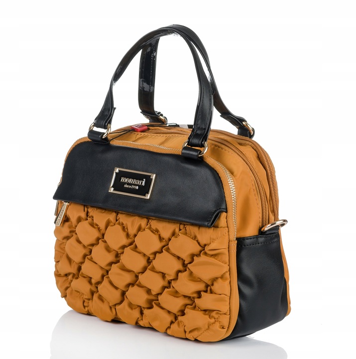 TOREBKA NA RAMIĘ LISTONOSZKA MONNARI PIKOWANA SPORTOWA POJEMNA 3 KOMOROWA