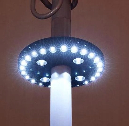 OŚWIETLENIE LAMPA PARASOLOWA PARASOL BALKON LED