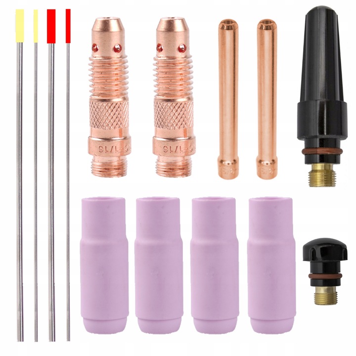 Cała paczka 10x Elektroda wolframowa TIG złota 2,4