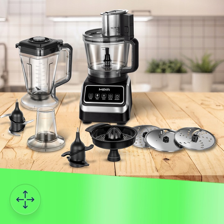 Robot kuchenny 12w1 blender mikser tarka do tarcia ziemniaków MPM MRK-27