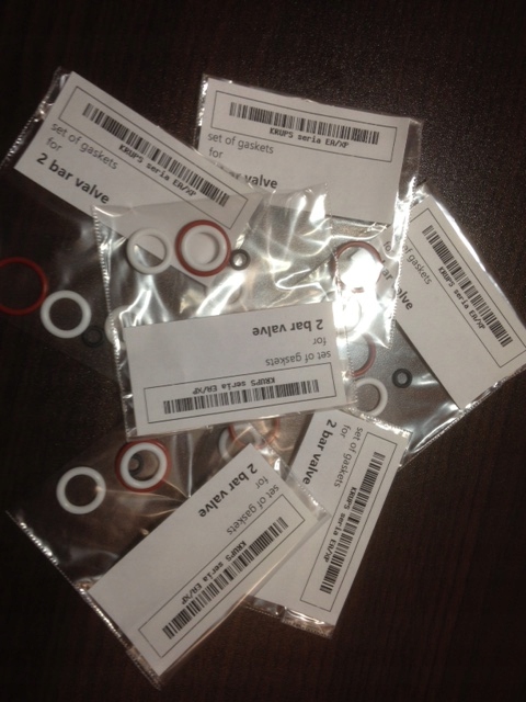 Pełny pudełkowy zestaw XXL z uszczelką typu T do Krups serii EA80* do EA89*