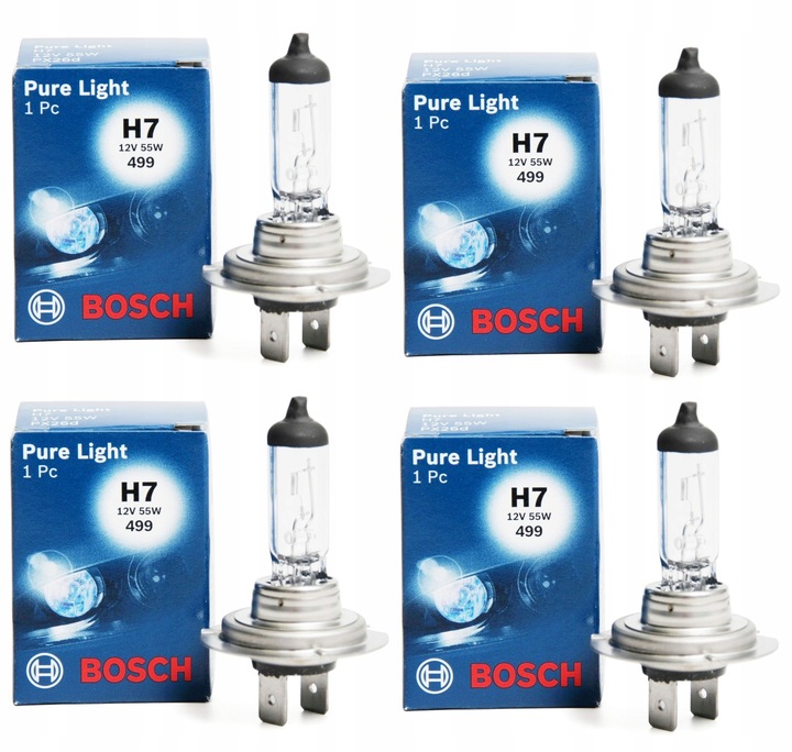 ŻARÓWKA H7 BOSCH PURE LIGHT 12V 55W
