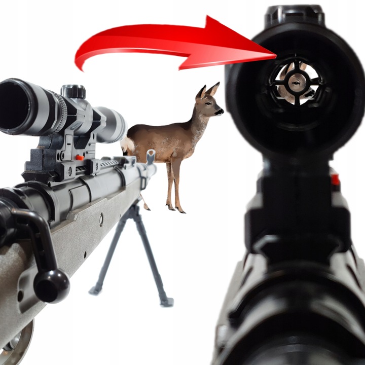 SZTUCER KARABIN MYŚLIWSKI NA KULKI SNAJPERKA ASG