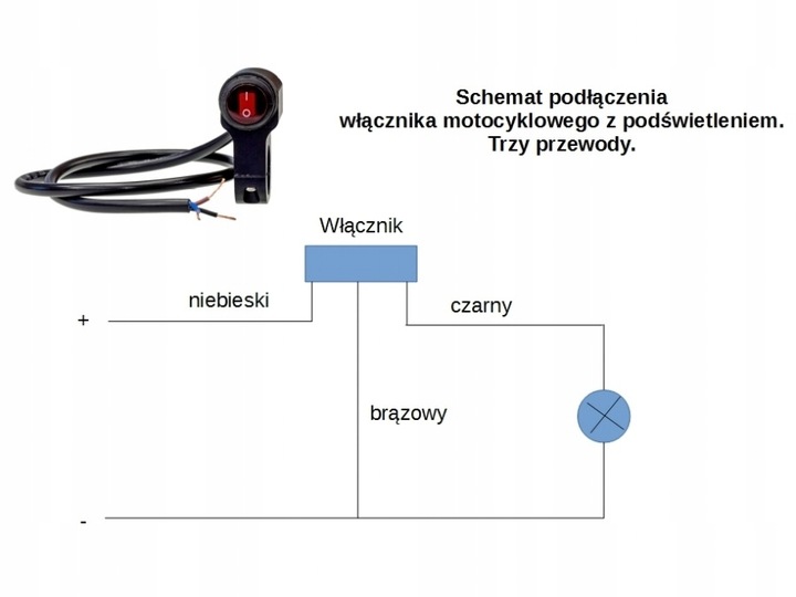 MOTOCYKLOWY 2x PRZEŁĄCZNIK WŁĄCZNIK CNC ALUMINIOWY