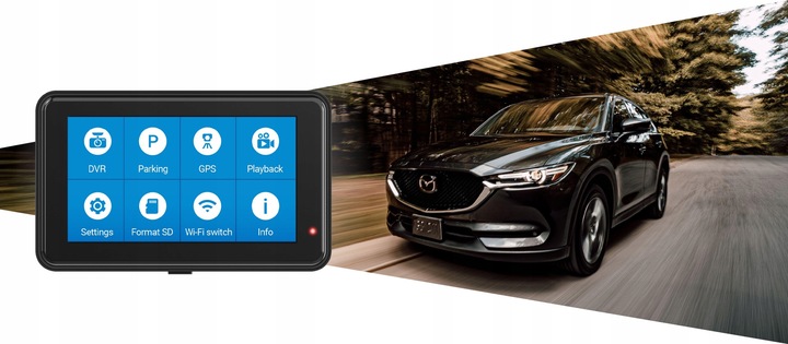 Wideorejestrator NAVITEL R980 4K - Moduł WIFI, Superkondensator, GPS