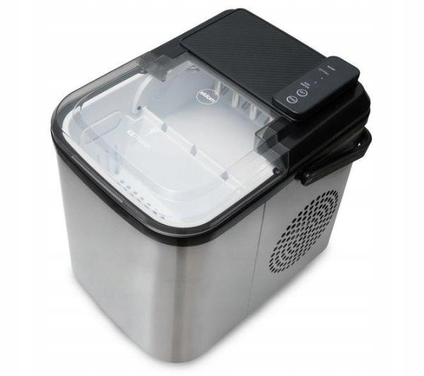 Kostkarka do lodu Eldom KS2109 12kg/24h 110W Łopatka do lodu Srebrno-Czarna