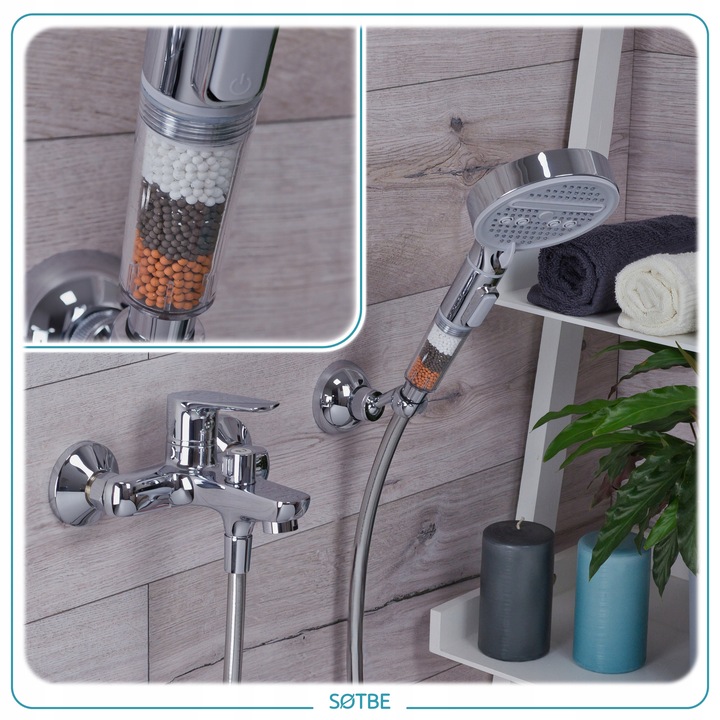 Słuchawka prysznicowa oszczędzająca 60% 6l/min Główka Rączka do prysznica