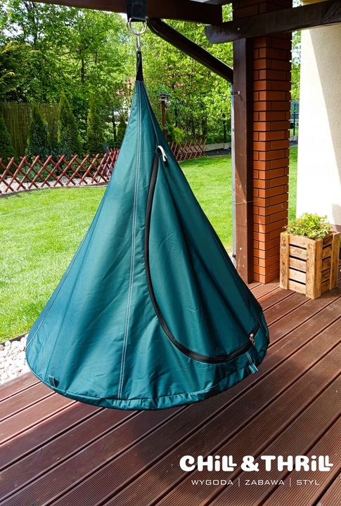 KOKON WISZĄCY NAMIOT HAMAK HUŚTAWKA GNIAZDO DO OGRODU POKOJU 100x110 INNY