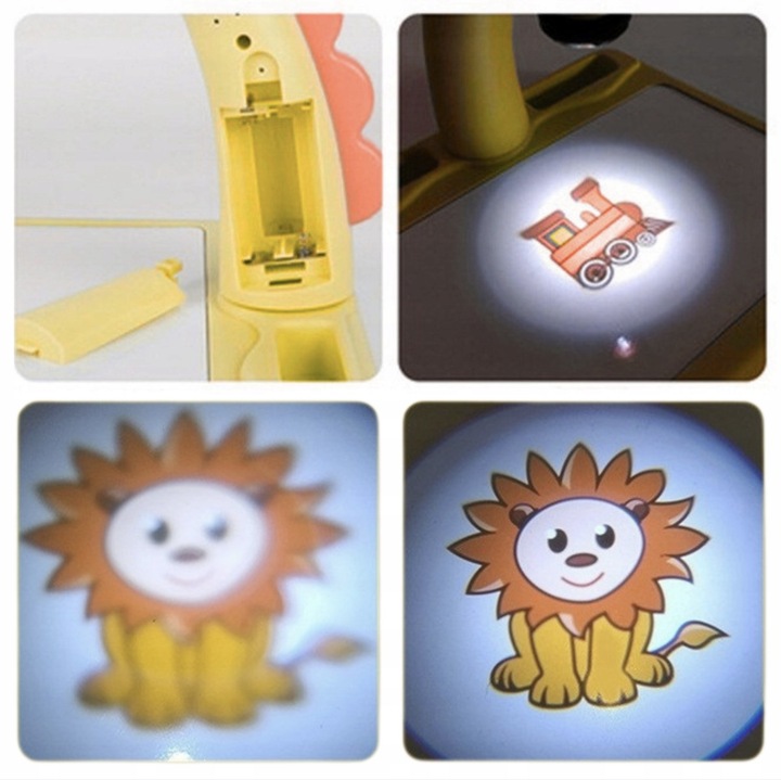 PROJEKTOR TABLICA RZUTNIK DO RYSOWANIA MAZAKI KREATYWNA ZABAWA ŻYRAFA