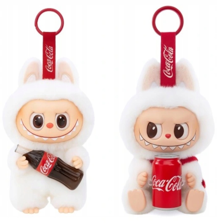 MASKOTKA BRELOK FIGURKA PLUSZAK NIESPODZIANKA LABUBU Coca Cola