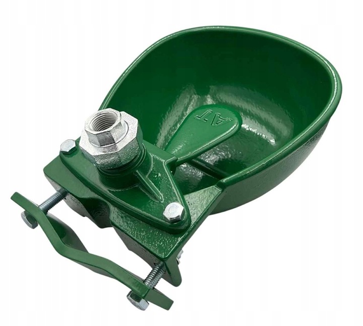 SOLIDNE POIDŁO MISKOWE ŻELIWNE DLA BYDŁA I KONI KOMPLETNE 3L Z OBEJMĄ