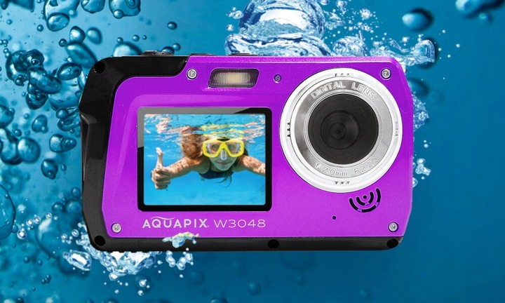 Aparat EASYPIX Aquapix W3048 Edge Fioletowy