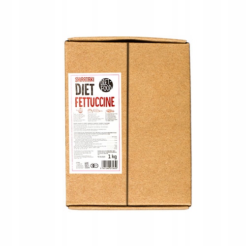 Makaron Konjac - Fettuccine 1000 g diet bezglutenowy KETO bio 1 kg CHEAT