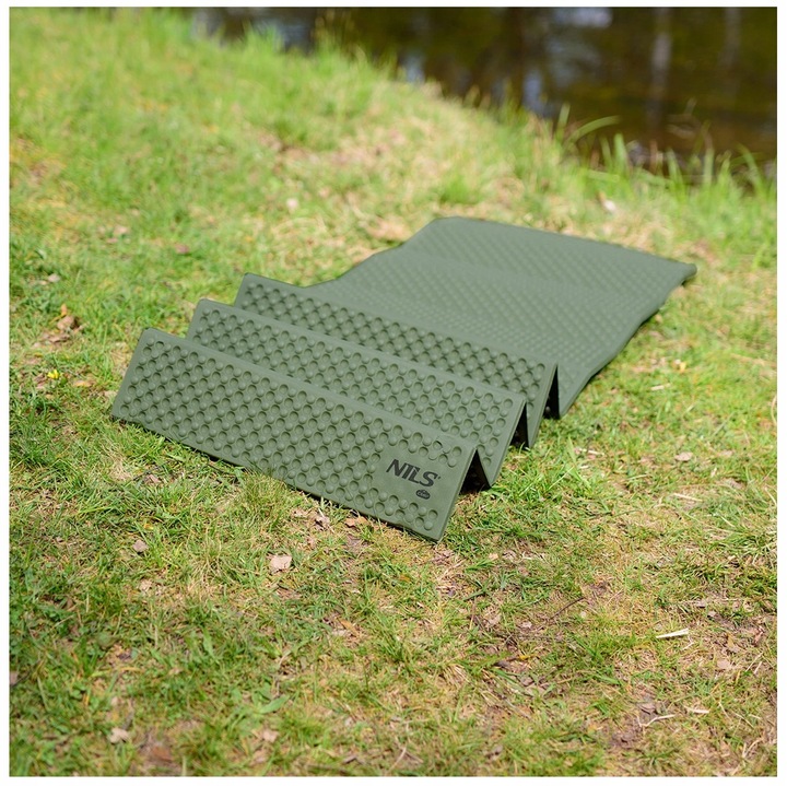 Mata Karimata składana turystyczna 188x60cm NILS na biwak pod namiot DUŻA