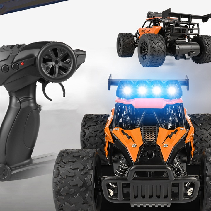 SAMOCHÓD ZDALNIE STEROWANY AUTO TERENOWE RC AUTKO PILOT LED ZABAWKA PREZENT