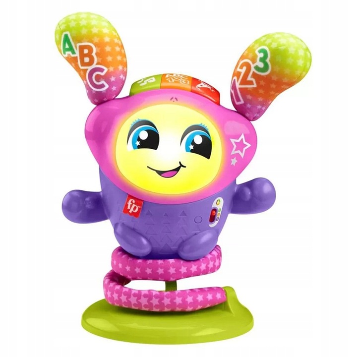 FISHER PRICE TANECZNA DJ-KA INTERAKTYWNA EDUKACYJNA ZABAWKA MUZYCZNA 9m+