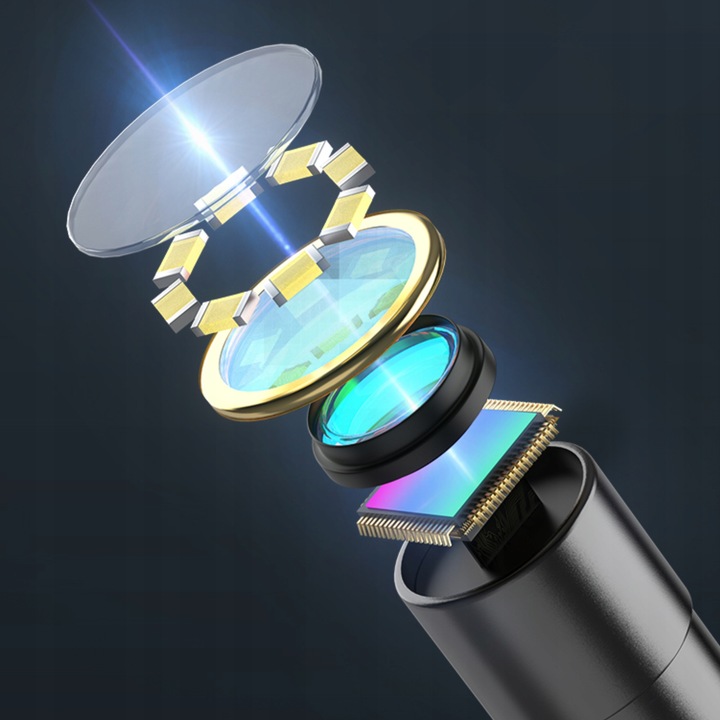 KAMERA INSPEKCYJNA WARSZTATOWA ENDOSKOP BOROSKOP IP67 DO RUR 5m LCD 4,3''