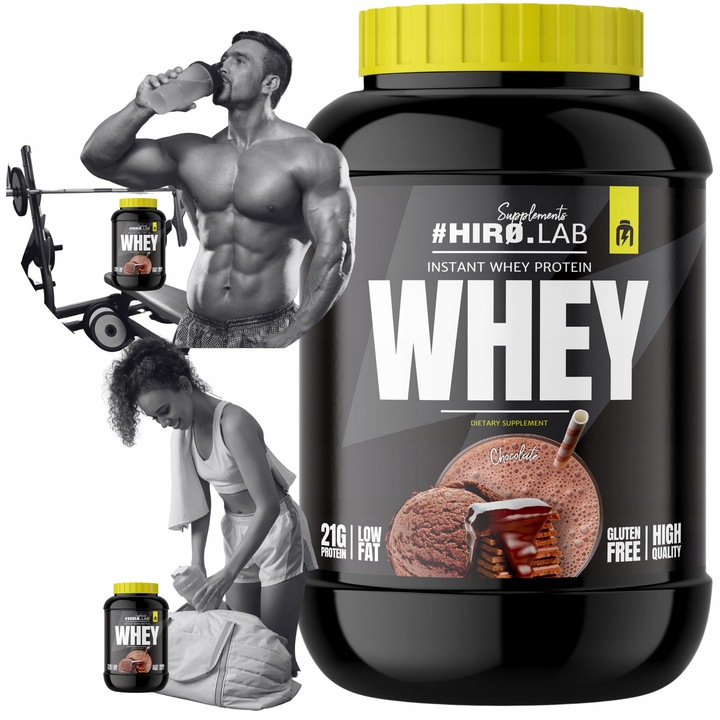Białko koncentrat serwatkowe WPC 2000 g Instant Whey Protein CZEKOLADA hiro