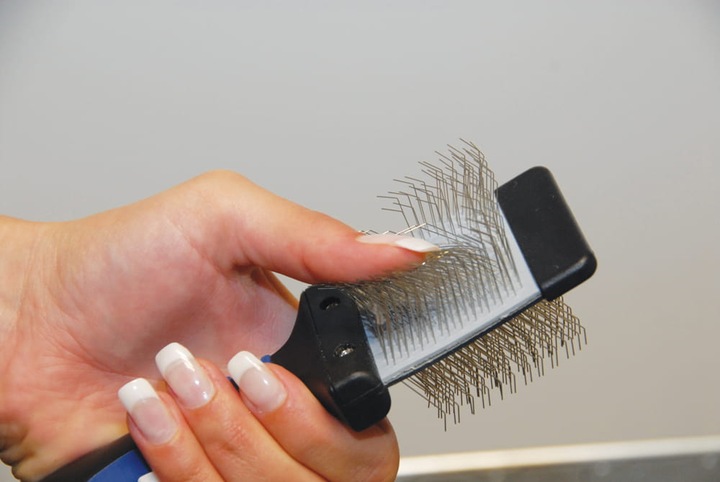 Show Tech Twin Flex Slicker szczotka do rozczesywania kołtunów - mała