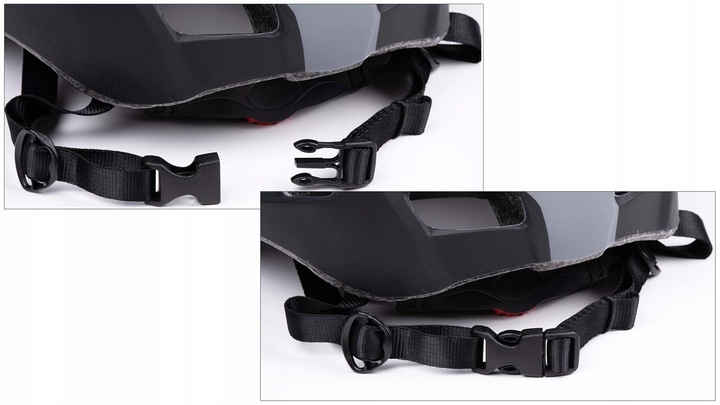 DUNLOP KASK na rower ostrzegawcze światło LED rozmiar M regulowany