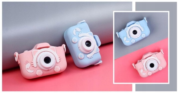 Niebieski Aparat cyfrowy EXTRALINK H27 Single