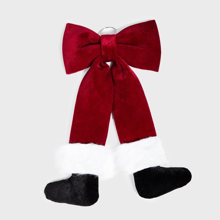 Kokarda BOWE czerwona duża z butami 38 x 62 cm HOMLA