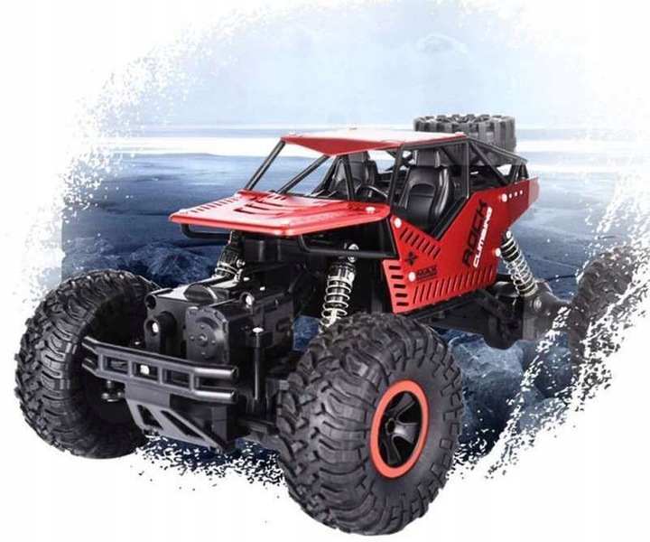 Samochód Zdalnie Sterowany Terenowy Duży 4x4 Auto Na Pilota Na Akumulator