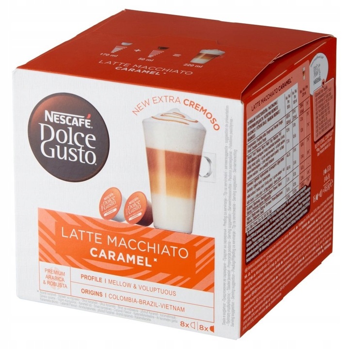 Kapsułki Nescafe Dolce Gusto Latte Caramel 16szt