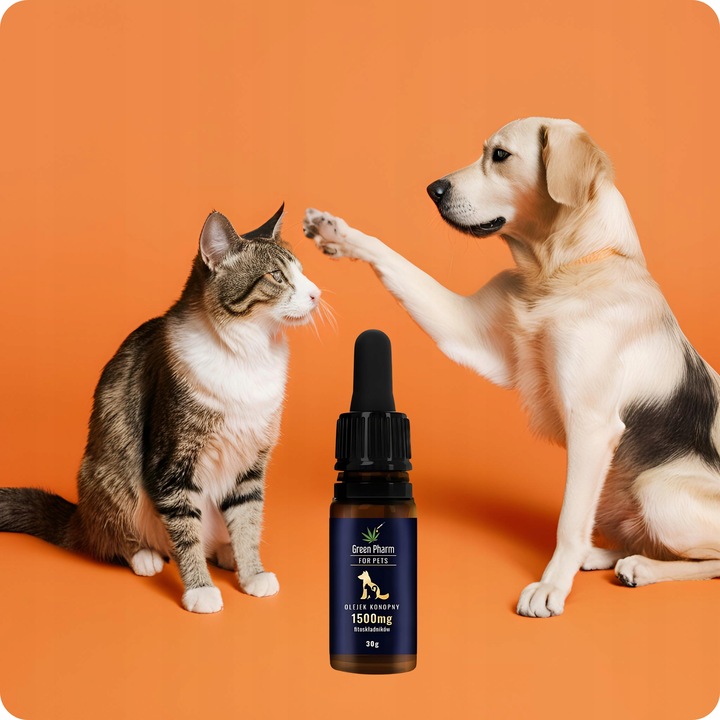Olejek Konopny CBD 5% | Dla Psa 1500mg 33ml | Weterynaryjny | Bez THC