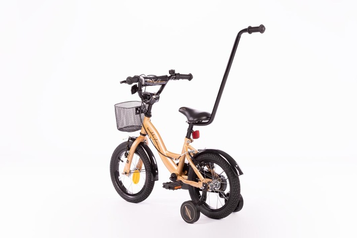 rower rowerek TOMABIKE 14 cali koszyk 2x V-BREAK prowadnik
