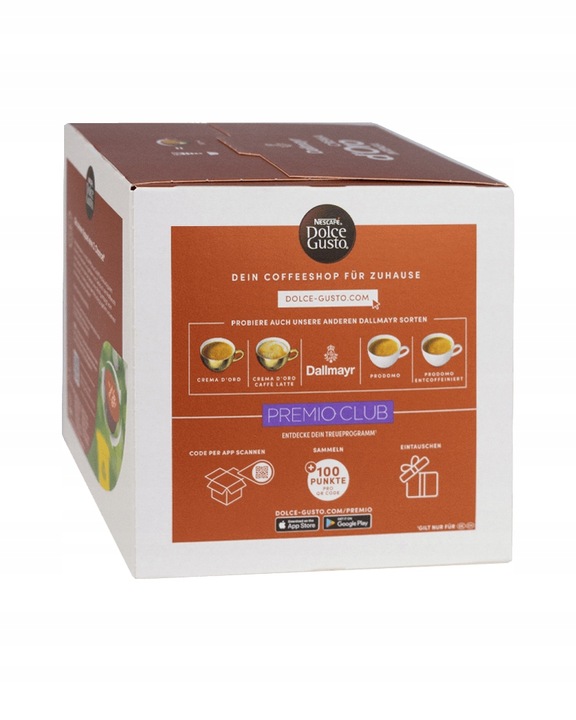 3 x Kawa NESCAFE DOLCE GUSTO DALLMAYR CREMA D'ORO INTENSA 16 kapsułek