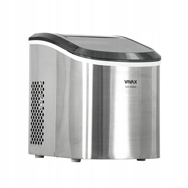 MOCNA KOSTKARKA DO LODU MASZYNA DO KOSTEK INOX S/L 12kg/dzień 240W