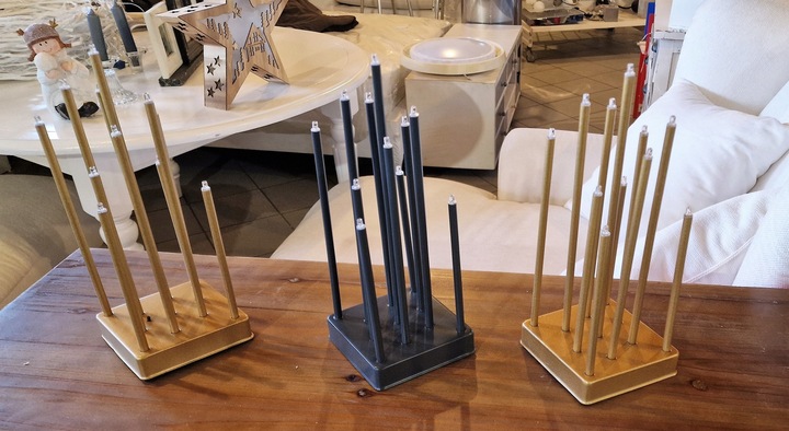 Świecznik LED na baterie dekoracyjny