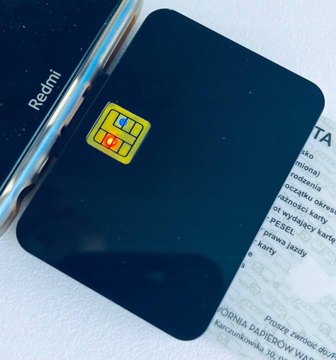 Czytnik Kart Kierowców | Kwadrat | USB - C | Adapter na USB - A|