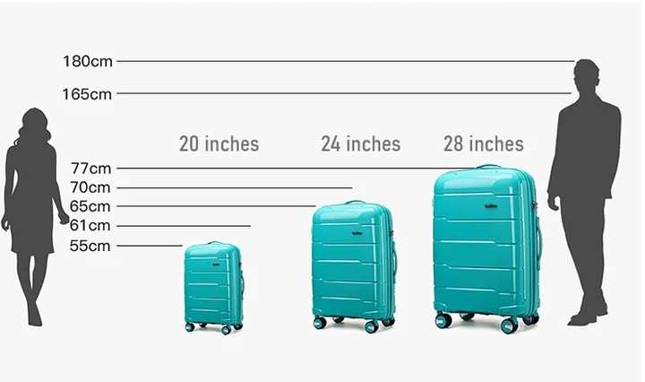 WALIZKA KABINOWA 37L srebrna szarość 55cm x 35cm x 22cm polipropylen twarda